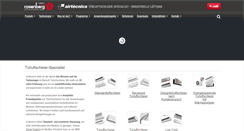 Desktop Screenshot of luftschleieranlagen.net