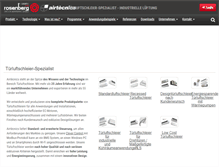 Tablet Screenshot of luftschleieranlagen.net